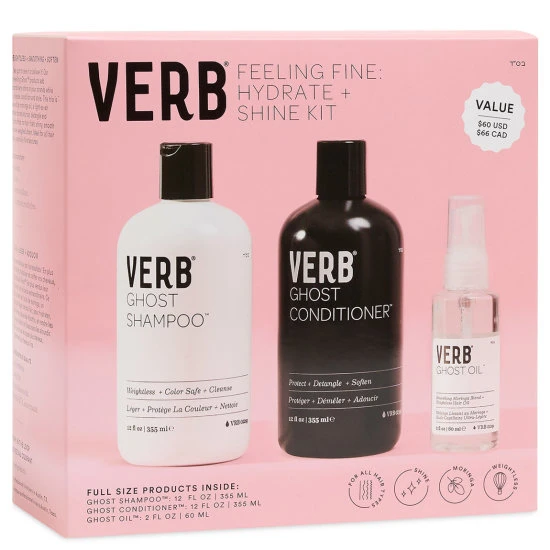 VERB Feeling Fine Hydrate + Shine Kit 3 VERB Feeling Fine Hydrate + Shine Kit